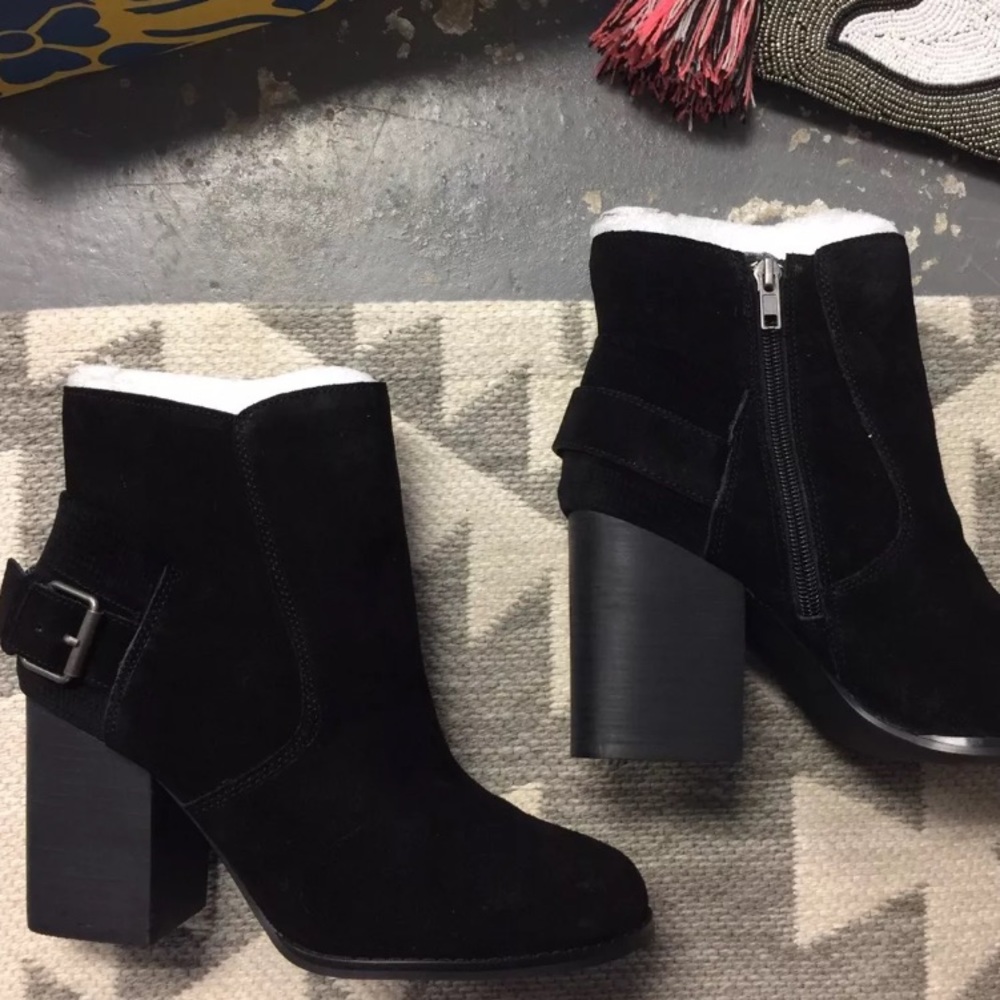 Sbicca Suede Black buckle Booties various sizes LAST FINAL PRICE SALE